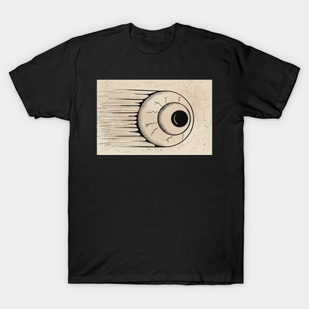 Rushing Eyeball T-Shirt by IcarusPoe